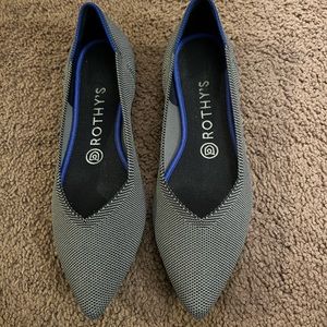 Rothy’s The Point Charcoal Size 8